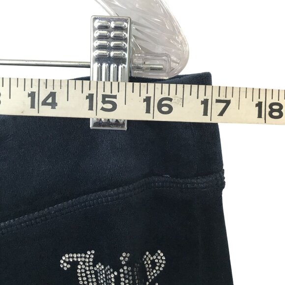 Juicy Couture Women XL Blue Velour Lounge Sweat Pants Draw String Y2K Barbiecore - Picture 9 of 12